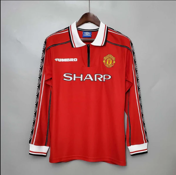 Manchester United 1998/99 Home Long Sleeve