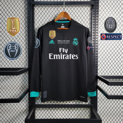 Real Madrid 2017/18 Away Long Sleeve