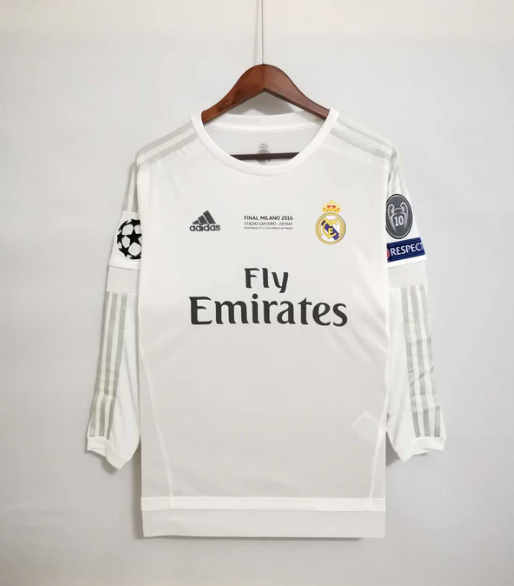 Real Madrid 2015/16 Home Long Sleeve